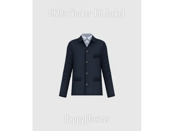 Mix [Lonelyboy] 1920s Worker's Fashion Set by simsfinds - The Sims 4 Custom Content
