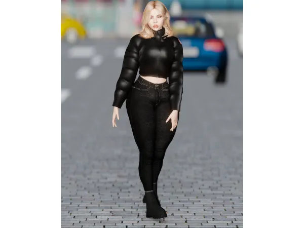 Alpha Canada Goose Bomber Jacket by simmerkatex - The Sims 4 custom content