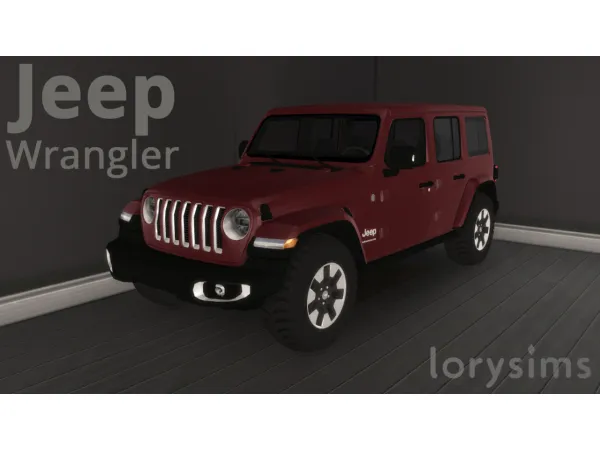 Mix 2018 Jeep Wrangler by simsfinds - The Sims 4 Custom Content