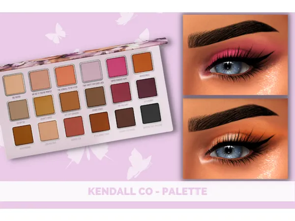 Mix KENDALL COLLECTION PALETTE - The Sims 4 Custom Content