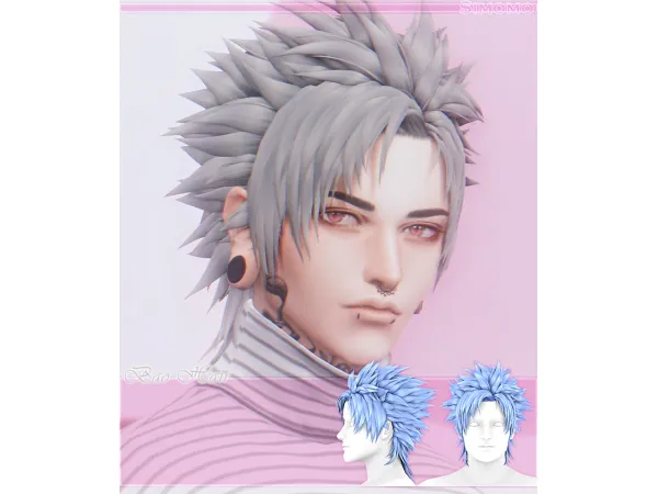 Maxis Match Bao Hair by simsfinds - The Sims 4 Custom Content