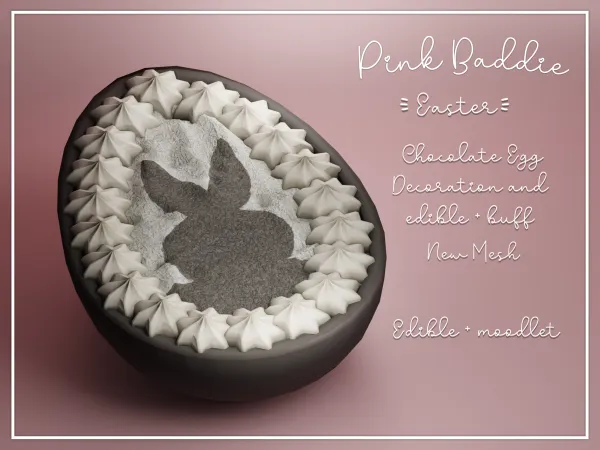 Alpha Easter Chocolate Egg - The Sims 4 Custom Content