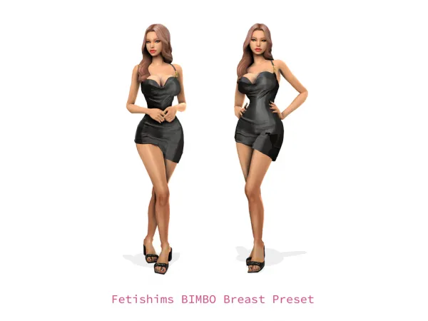 Alpha BIMBO Breast Preset by simsfinds - The Sims 4 Custom Content