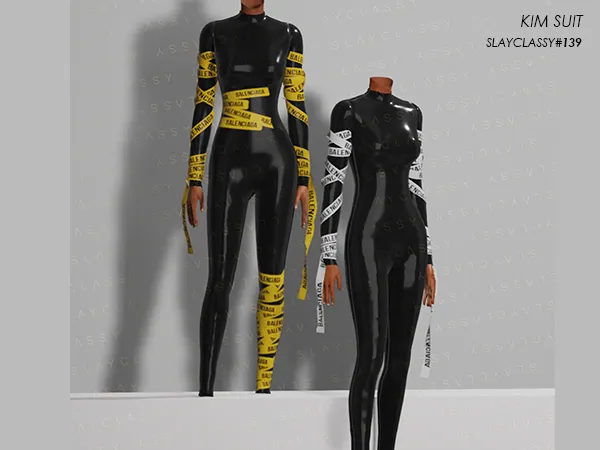 Alpha SC139 Kim Bodysuit by slayclassy - The Sims 4 Custom Content