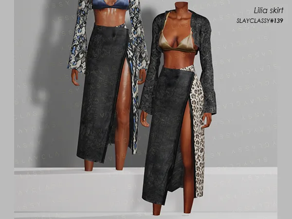 Alpha SC139 Lilia skirt by slayclassy - The Sims 4 Custom Content