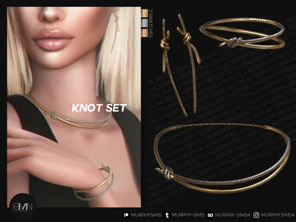 Alpha Knot Set by bradford - The Sims 4 Custom Content