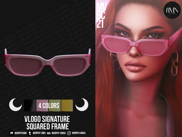 VLogo Signature Squared Acetate Frame