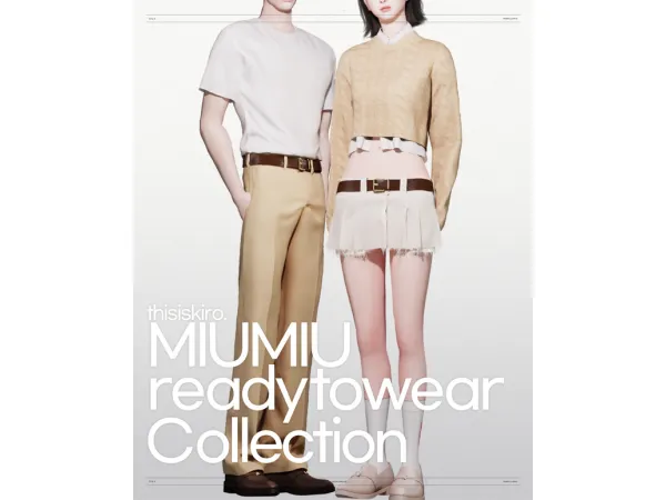 Alpha thisiskiro_MIUMIU_readytowear Collection by simsfinds - The Sims 4 Custom Content