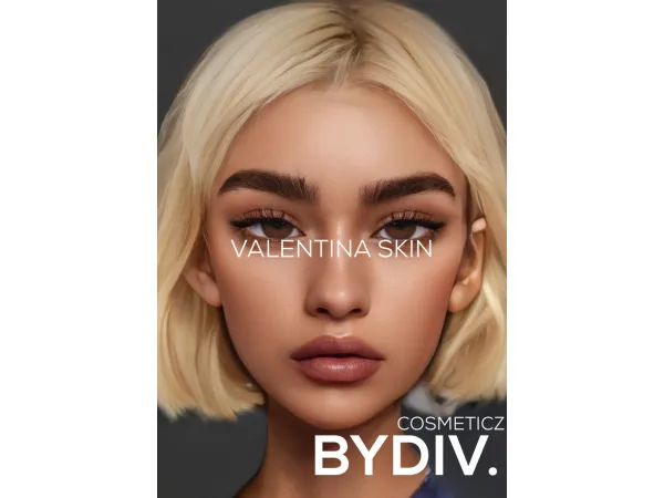 Alpha VALENTINA SKIN by [BYDIV] - The Sims 4 Custom Content
