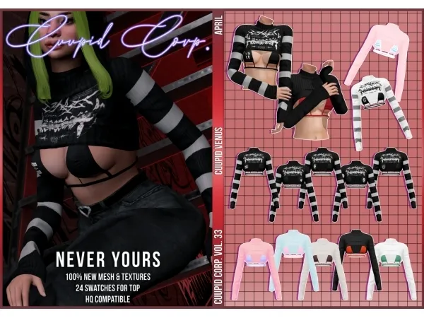 Alpha cuupid corp. never yours by missme12 - The Sims 4 custom content