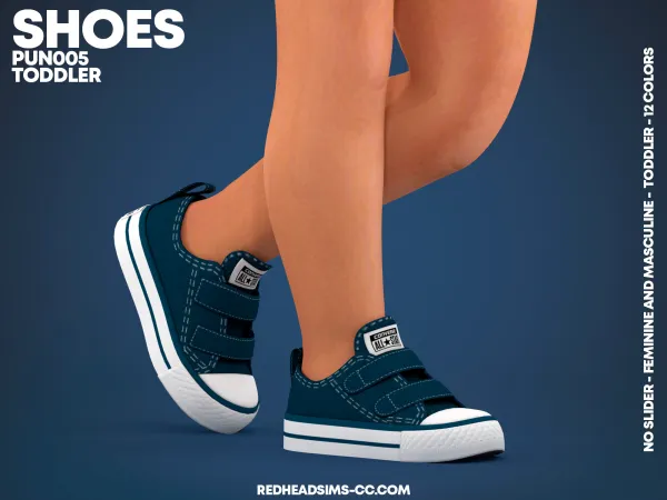 Pu Shoes N004 No Slider Toddler - The Sims 4 Custom Content
