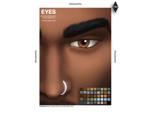 Maxis Match EYES Collection Default Eyes Replacements and Non Default Eyes by simsfinds - The Sims 4 Custom Content