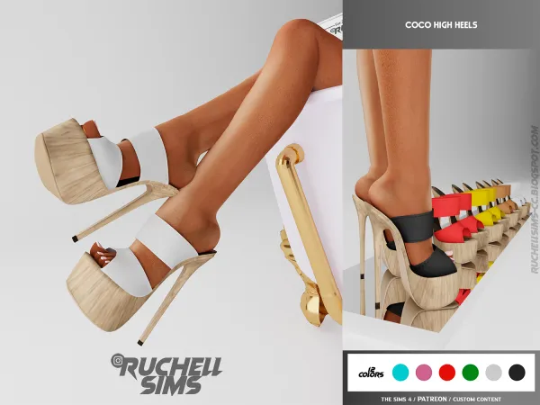 Alpha COCO HIGH HEELS FREE - The Sims 4 Custom Content