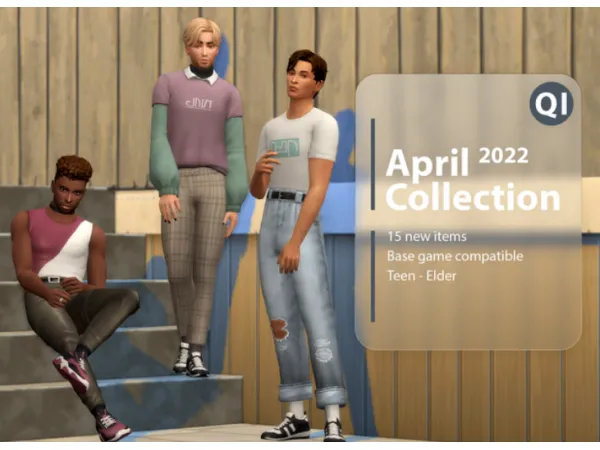 Maxis Match April 2022 Collection by qicc - The Sims 4 Custom Content