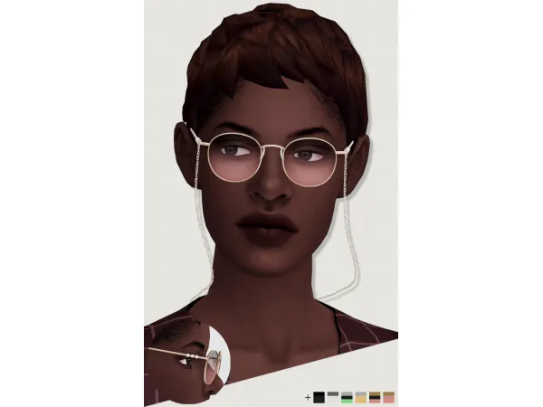 Mix luutzi Rozika glasses in 3 versions by simsfinds - The Sims 4 Custom Content