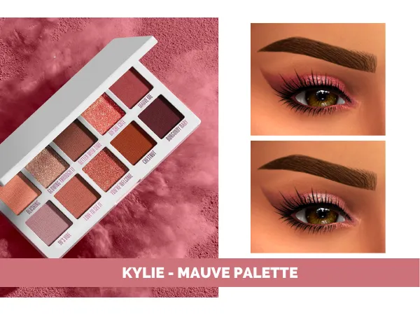 Mix KYLIE MAUVE PALETTE by fifthscreations - The Sims 4 Custom Content