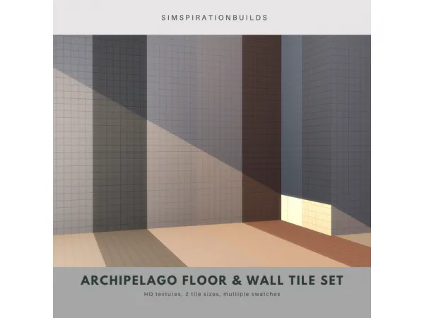 Alpha Archipelago Tiles Cork Wall x Sundays by simsfinds - The Sims 4 Custom Content