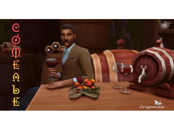 Mix SOMMELIER CAREER by simsfinds - The Sims 4 Custom Content