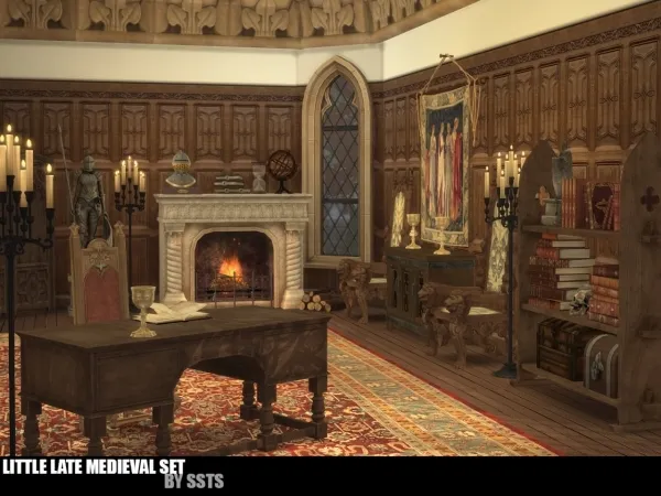 Mix SSTS Little Late Medieval Set - The Sims 4 Custom Content
