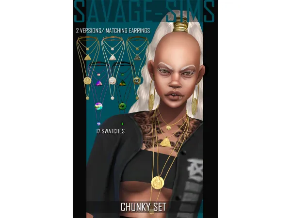 Alpha CHUNKY SET by simsfinds - The Sims 4 Custom Content