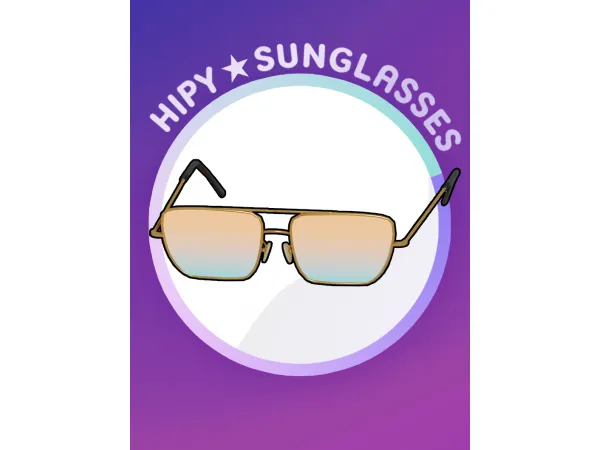 Maxis Match [JNY] HIPY SUNGLASSES by simsfinds - The Sims 4 Custom Content