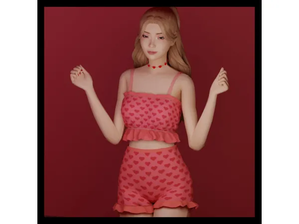 Maxis Match Emma Outfit by simsfinds - The Sims 4 Custom Content