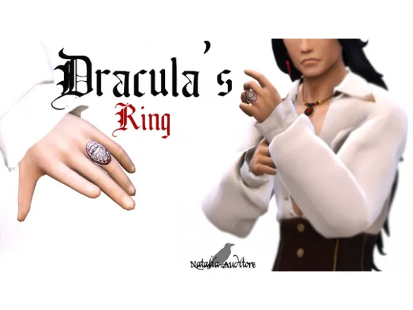 Maxis Match Dracula's Ring Auditore by simsfinds - The Sims 4 Custom Content