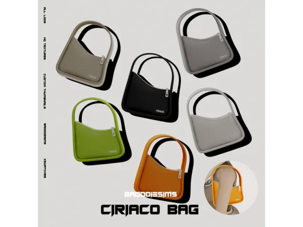 CIRIACO BAG SHOULDER VERSION by BADDDIESIMS