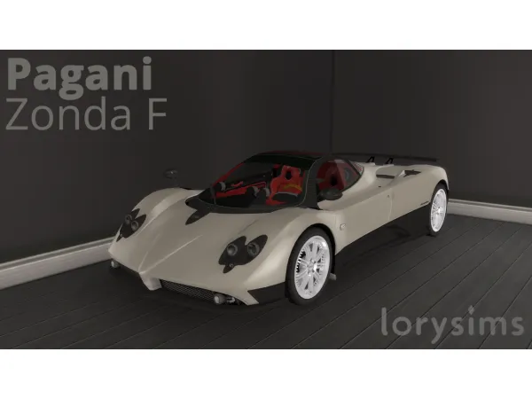 Mix 2005 Pagani Zonda F by simsfinds - The Sims 4 Custom Content