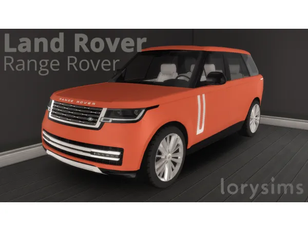 Mix 2022 Land Rover Range Rover by LorySims - The Sims 4 Custom Content