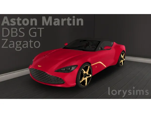 Mix 2020 Aston Martin DBS GT Zagato by LorySims - The Sims 4 Custom Content