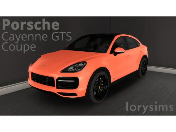 Mix 2020 Porsche Cayenne GTS Coupe by LorySims - The Sims 4 Custom Content