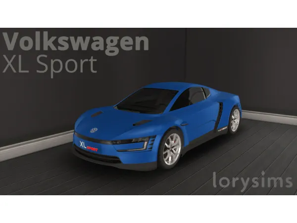 Mix 2014 Volkswagen XL Sport Concept by simsfinds - The Sims 4 Custom Content
