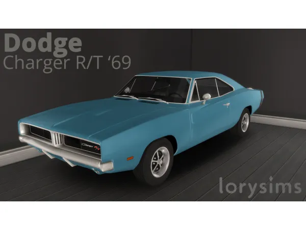 Mix 1969 Dodge Charger RT by simsfinds - The Sims 4 Custom Content