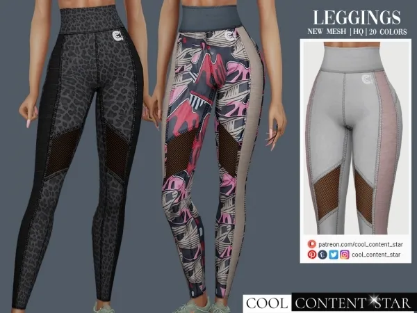 Alpha Leggings cool_content_star by cool_content_star - The Sims 4 Custom Content