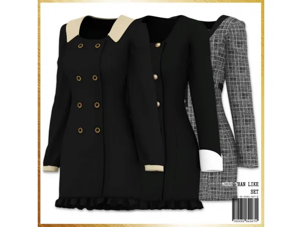 Alpha MORE THAN LIKE Set by by simsfinds - The Sims 4 Custom Content