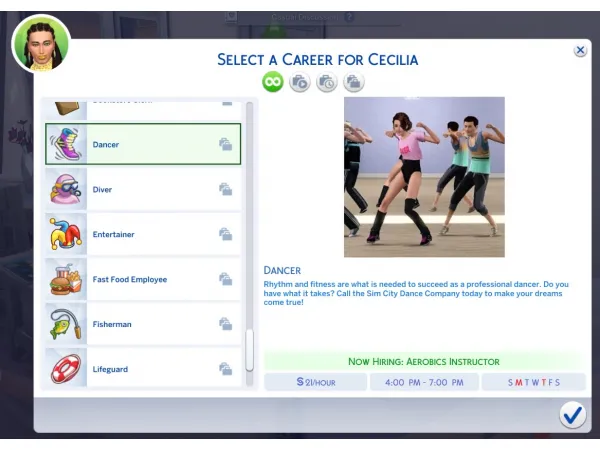 Maxis Match Part Time Careers BUNDLE by simsfinds - The Sims 4 Custom Content