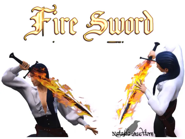 Maxis Match Fire Sword Auditore by simsfinds - The Sims 4 Custom Content