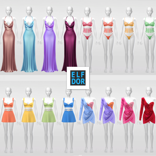Alpha June Collection 1 by elfdor - The Sims 4 Custom Content
