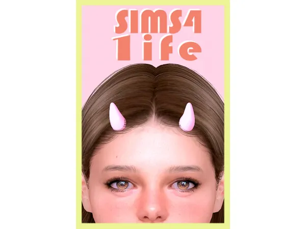 Mix Little Horns by sims41ife - The Sims 4 Custom Content