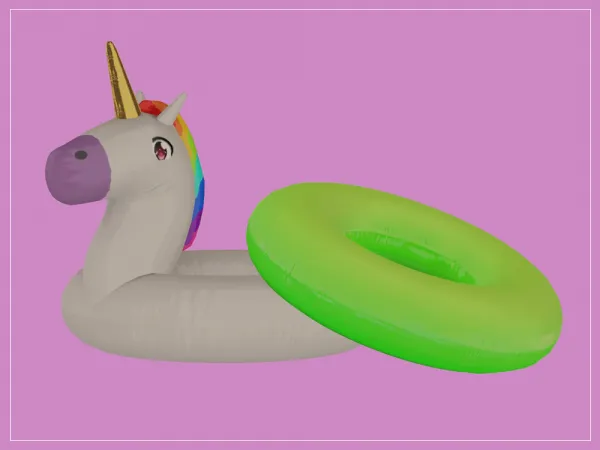 Plouf Float by simsfinds - The Sims 2 Custom Content