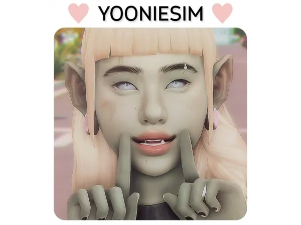 Maxis Match Supernatural Teeth Set by simsfinds - The Sims 4 Custom Content