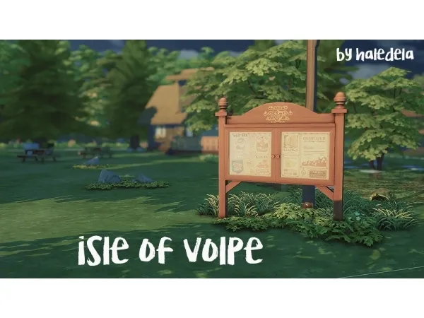Maxis Match haledela Isle of Volpe - The Sims 4 Custom Content