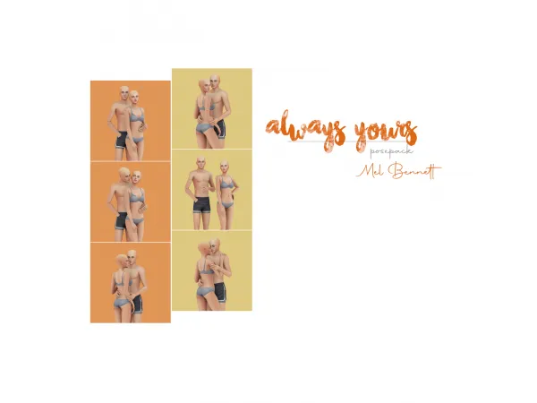 Maxis Match Always Yours Posepack by melbennett - The Sims 4 Custom Content