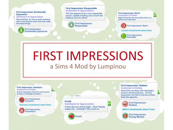 Maxis Match First Impressions by simsfinds - The Sims 4 Custom Content