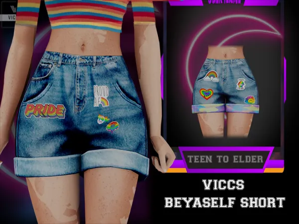 VICCS_BEYASLEF SHORTS (TEEN-ELDER)
