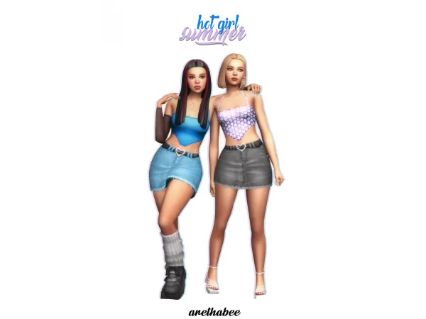 Maxis Match hot girl summer by simsfinds - The Sims 4 Custom Content