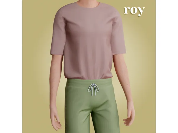 Alpha Roy shirt by amelylina - The Sims 4 Custom Content