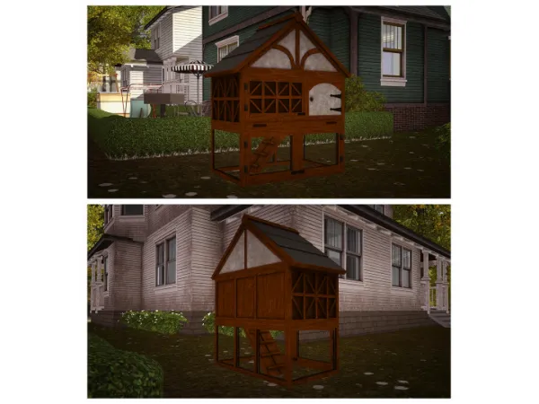 Deco Chicken Coop by simsfinds - The Sims 3 Custom Content