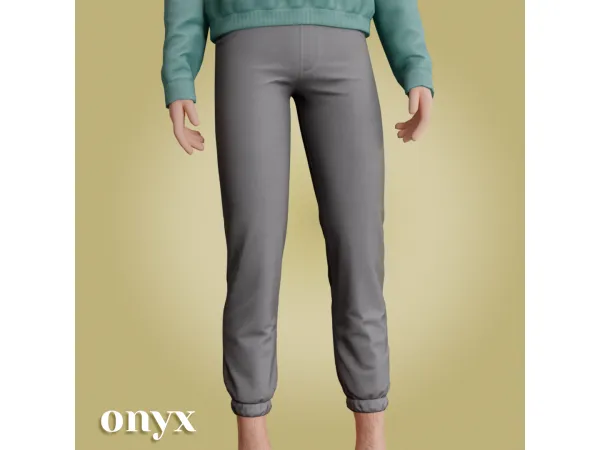 Alpha Onyx pants by amelylina - The Sims 4 Custom Content